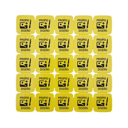 Fichas para festivales plastico recyclado impresa - 1000 unidades