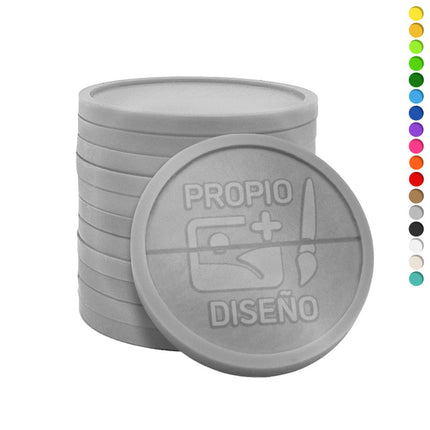 Fichas personalizadas para eventos en relieve Ø29 mm - a partir de 3000 piezas - por 1000 unidades