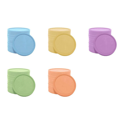 Fichas personalizadas en relieve reciclado Ø38 mm - 1000 unidades