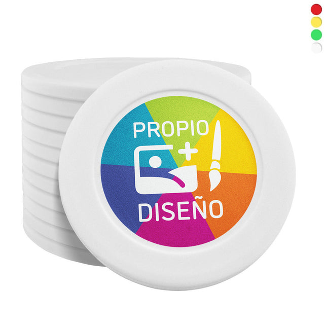 Fichas de poker personalizadas  Ø40 mm - 100 unidades