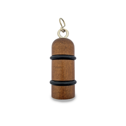 Llavero para hotel Prince George marrón Oscuro 90 x Ø33 mm - Por unidad