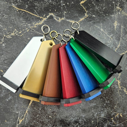 Llavero para hotel Bumerang personalizable Plateado -Por unidad