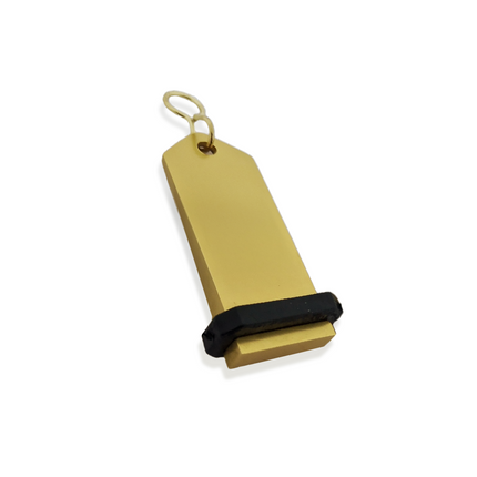 Llavero para hotel Midi Bumerang personalizable Dorado -Por unidad