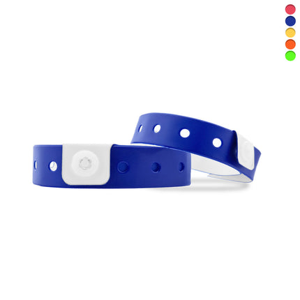 pulseras de vinilo blanco 335x12 mm - 100 unidades