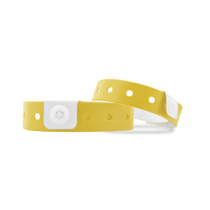 pulseras de vinilo blanco 335x12 mm - 100 unidades