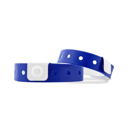 pulseras de vinilo blanco 335x12 mm - 100 unidades