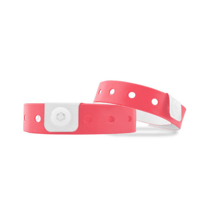pulseras de vinilo blanco 335x12 mm - 100 unidades