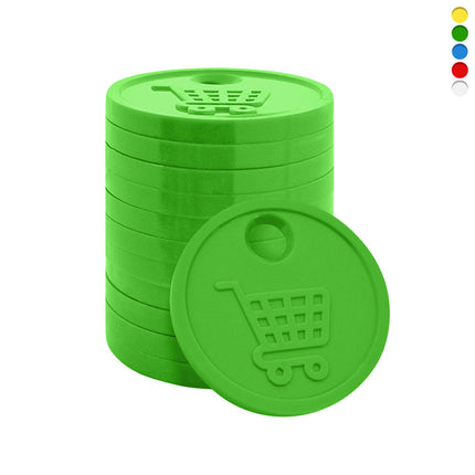 Fichas para el carrito de la compra €0,50 - 100 unidades