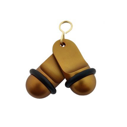 Llavero para hotel Mini Classic personalizable Bronce - Por unidad