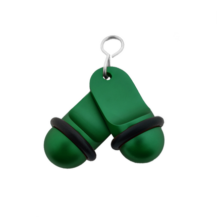 Llavero para hotel Mini Classic personalizable Verde - Por unidad