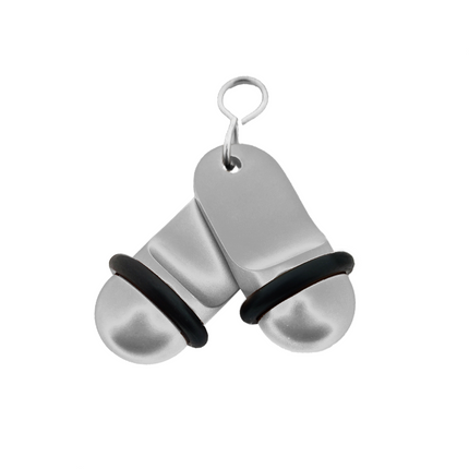 Llavero para hotel Mini Classic personalizable Plateado - Por unidad