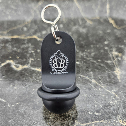 Llavero para hotel Mini Classic personalizable Negro  - Por unidad