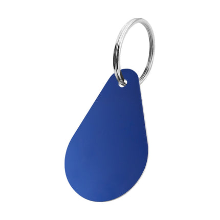 LLavero de aluminio 29x45 mm forma gota - Por unidad