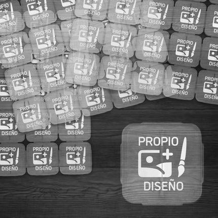 Fichas para festivales transparente personalizado - 1000 unidades