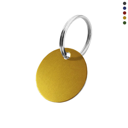 Llavero de aluminio anodizado redondo - Por unidad