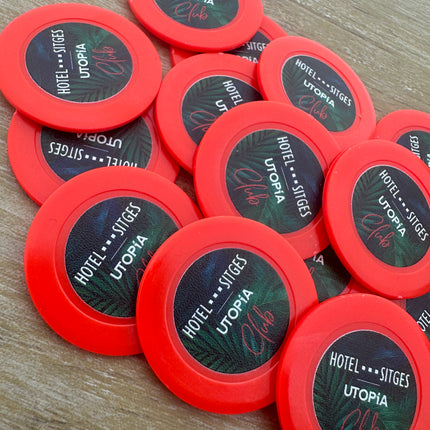 Fichas de poker personalizadas  Ø40 mm - 100 unidades