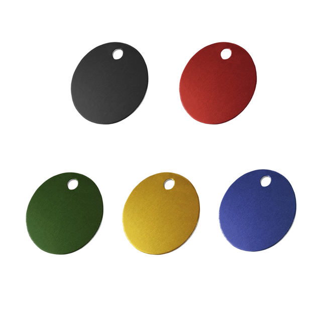 Blank aluminum tags for engraving - 1 pc