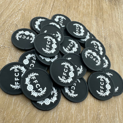 Fichas personalizable bio Ø29 mm - 100 unidades
