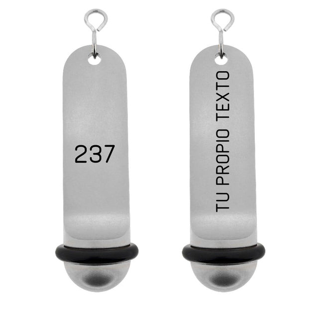 Llavero para hotel Big Classic personalizable Plateado - Por unidad