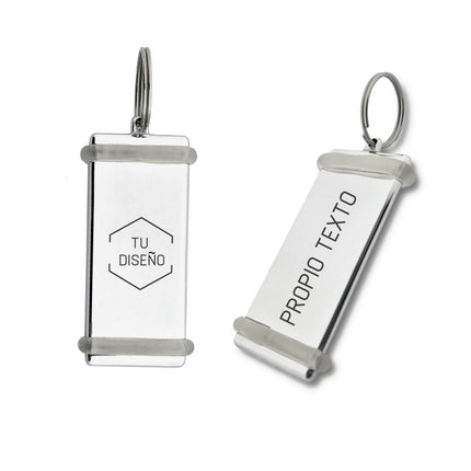 Llavero para hotel Breda personalizable 77x34 mm - Por unidad