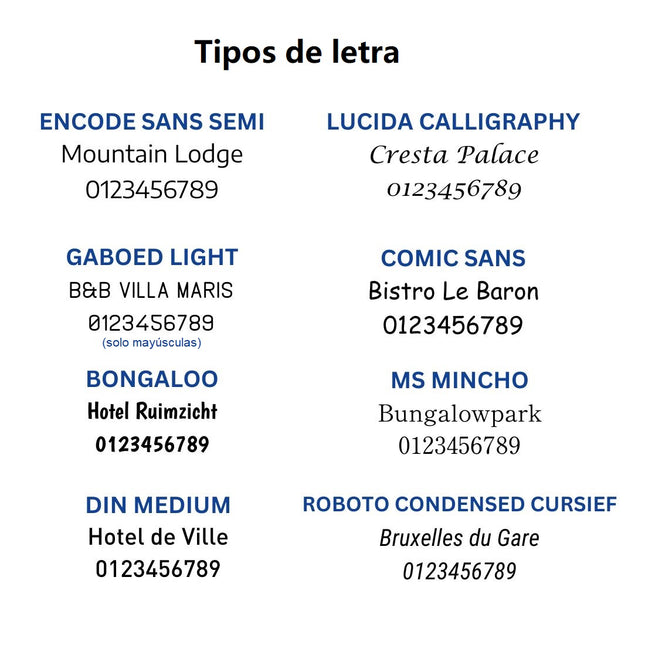 Llavero para hotel Dauphine dorado  personalizable - Por unidad