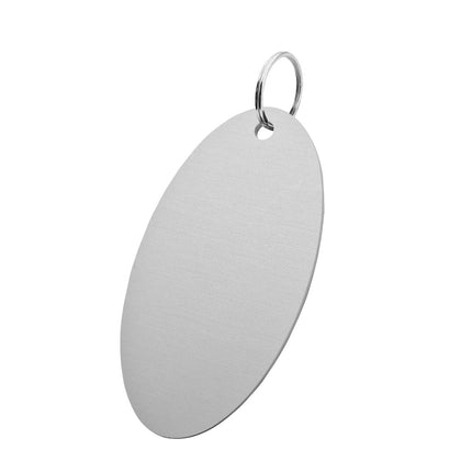 Llavero de aluminio ovalada 45x85mm - Por unidad