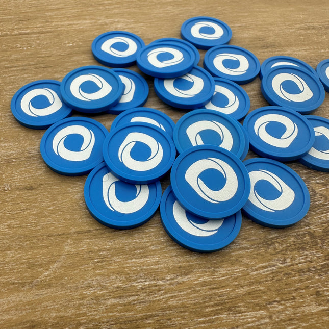 Custom plastic vending token € 0.50 - 100 pc