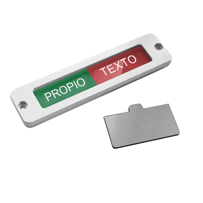 Small custom sliding sign 100x25mm - 1 pc
