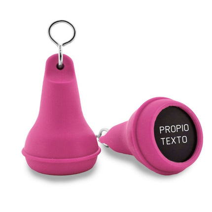Llavero para hotel de plastico Mayfair Rosado 41x70 mm - Por unidad