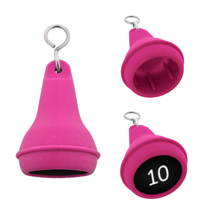 Llavero para hotel de plastico Mayfair Rosado 41x70 mm - Por unidad