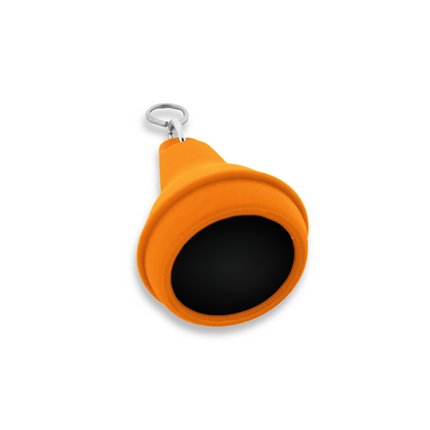 Llavero para hotel de plastico Mayfair Naranja 41x70 mm - Por unidad