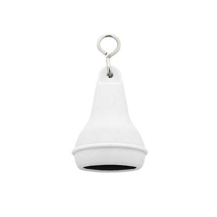 Llavero para hotel de plastico Mayfair Blanco 41x70 mm - Por unidad