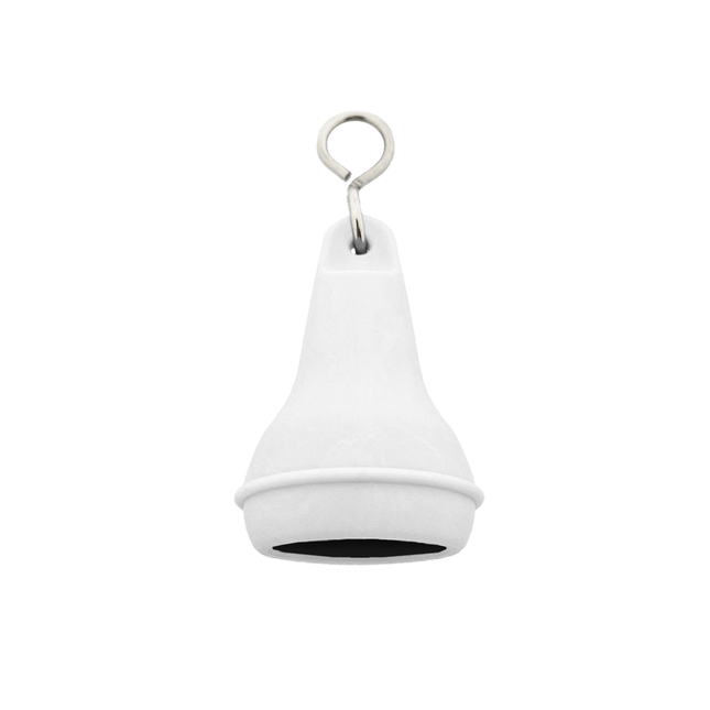 Llavero para hotel de plastico Mayfair Blanco 41x70 mm - Por unidad