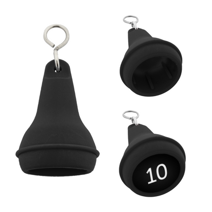 Llavero para hotel de plastico Mayfair Negro 41x70 mm - Por unidad