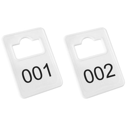 Fichas para guardarropa numerada Tiffany - 100 unidades