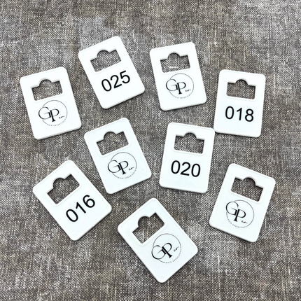 Fichas para guardarropa numerada Tiffany 36x50 mm personalizada - por unidad