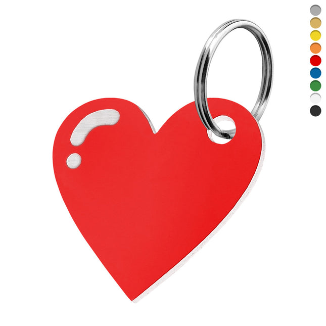 Llavero de acrilico corazón - Por unidad