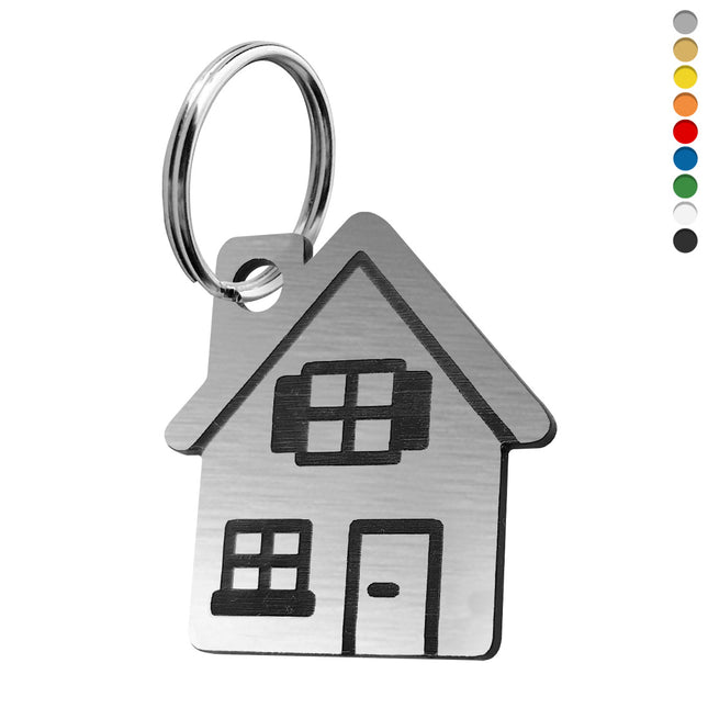 Llavero de acrilico casa - Por unidad