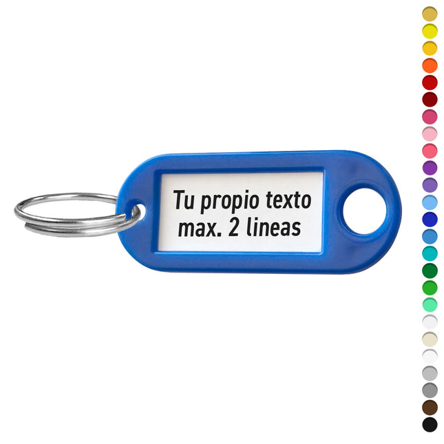 Etiquetas para llaves R5 con texto 55x22 mm - Por unidad