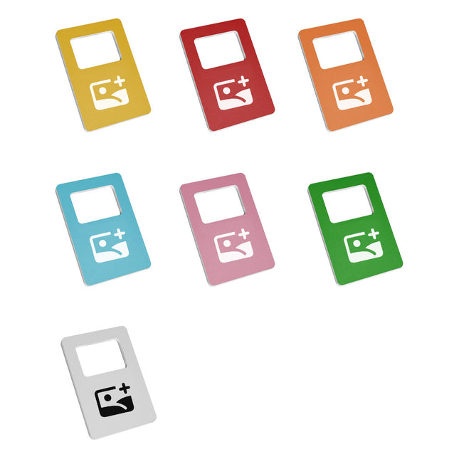 Fichas para guardarropa Melody personalizable de aluminio 45x30 mm - Por unidad