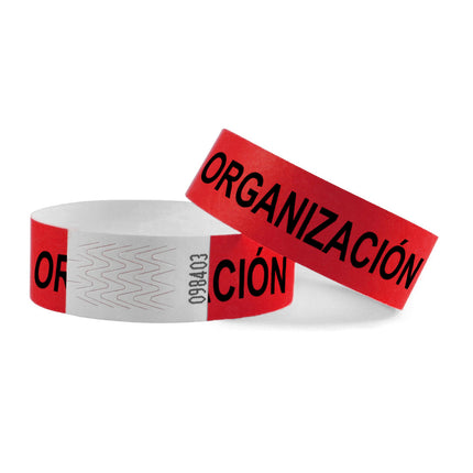 Pulseras de Tyrex ORGANIZACIÓN - 100 unidades