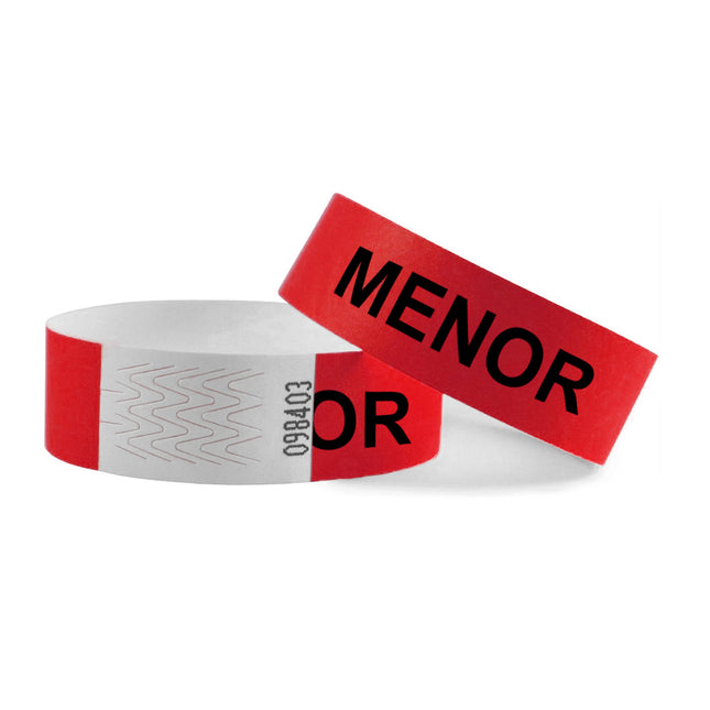 Pulseras de Tyrex MENOR - 100 unidades