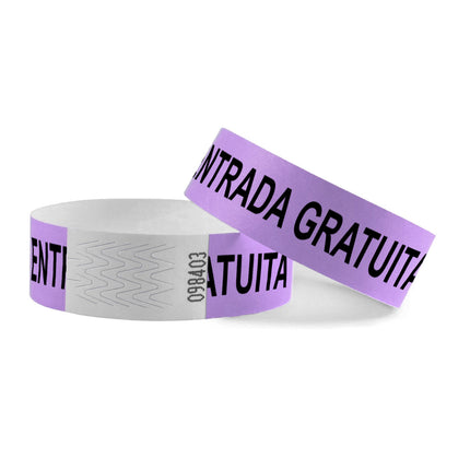 Pulseras de Tyrex ENTRADA GRATUITA - 100 unidades