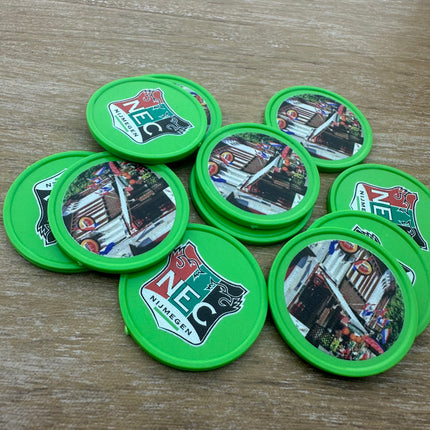 Fichas de plastico personalizadas  Ø35 mm - 100 unidades