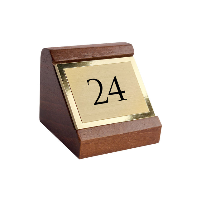 Número de mesa Palladium de laton numerado  - Por unidad