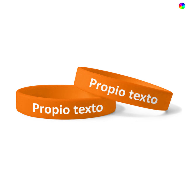 Custom silicone wristbands - 1 pc