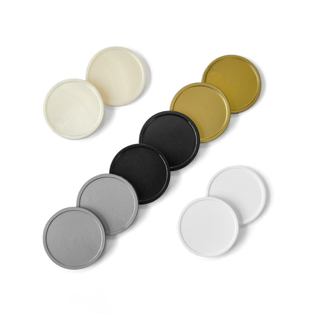 Fichas de plástico en colores de lujo  Ø29 mm - 500 unidades