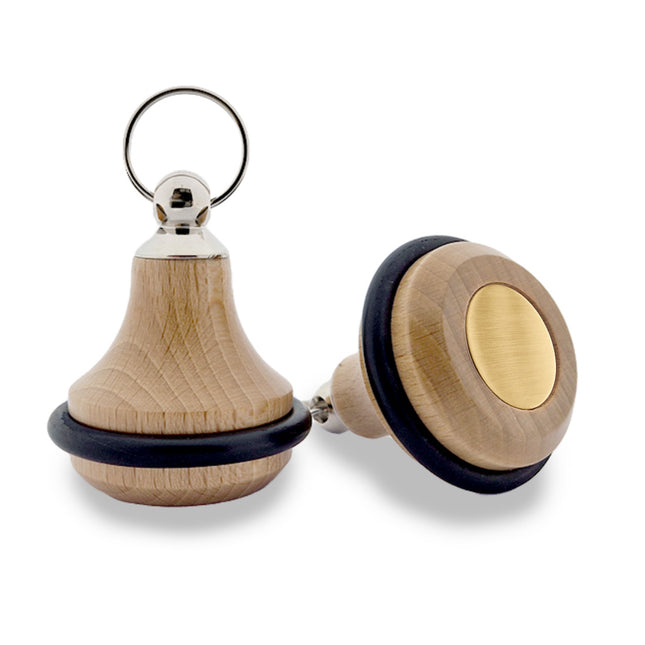 Llavero para hotel Belly Wood claro 65 x 38 mm - Por unidad