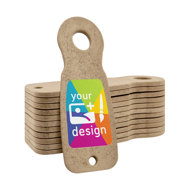 Fichas Caddy-Key fibra de madera personalizadas –  50 unidades
