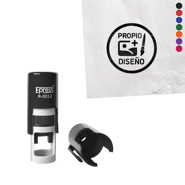 Sello personalizada Ø12 mm - Por unidad